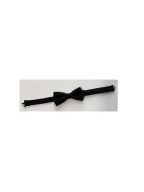Cat & Jack Black Woven Bow Tie Youth One Size Fits Most